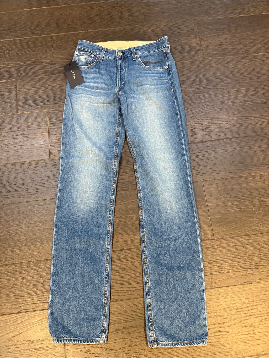 Rag & Bone Light Blue Distressed Denim Jeans
